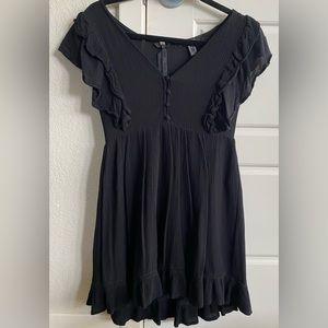 Black zip up dress from H&M